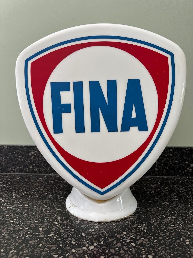 Fraaie FINA globe benzine pomp. Ter ruil aangeboden., Verzamelen, Ophalen of Verzenden, Gebruikt, Overige typen