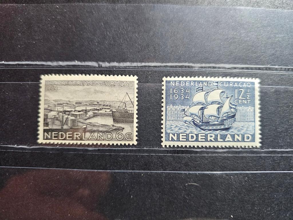 Nederland nvph 267, 268 postfris, Ophalen of Verzenden
