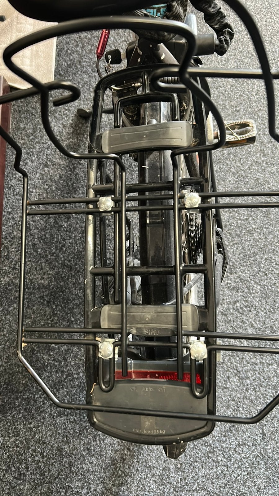 Fietsrek voor schooltas, Ophalen, Gebruikt