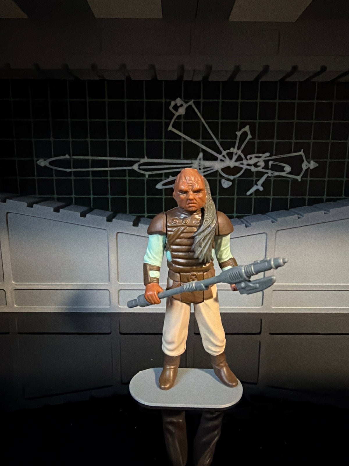 Vintage star wars weequay, Ophalen of Verzenden, Gebruikt, Actiefiguurtje
