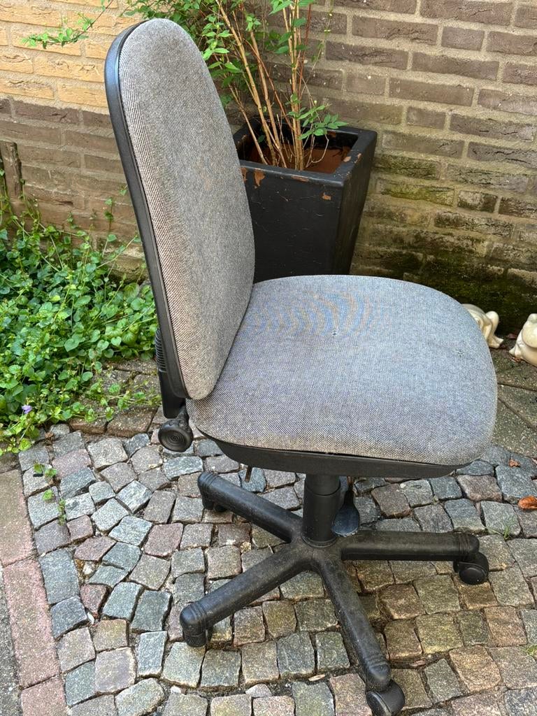 Bureaustoel, Ophalen, Gebruikt, Grijs