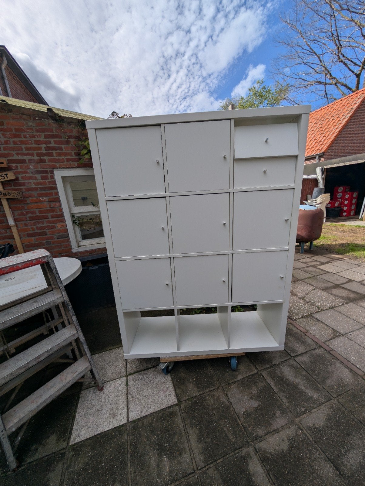 Kallax kast, Ophalen, Gebruikt