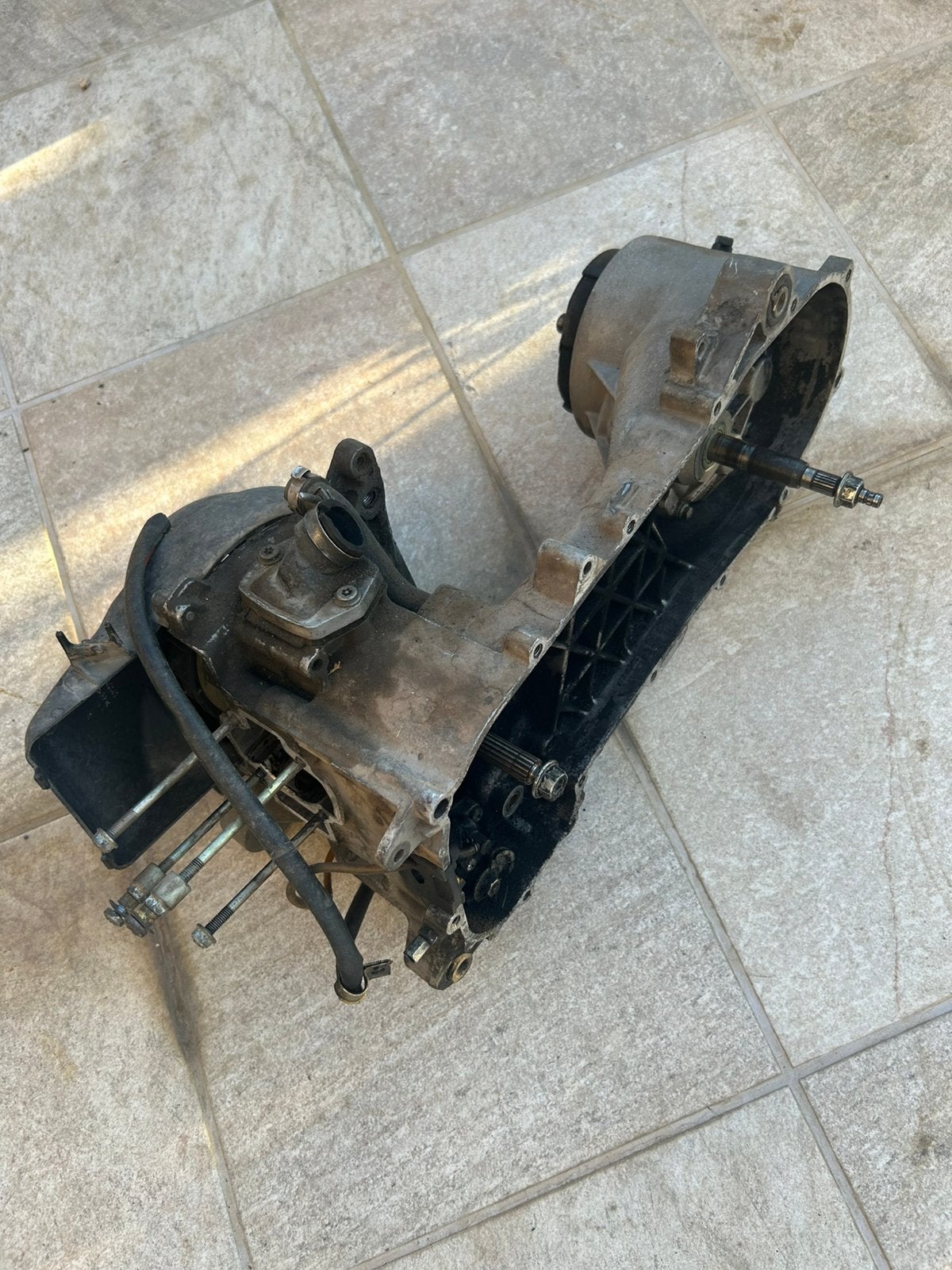 Piaggio zip ac 50cc 2takt motor blok c25 onderdelen, Motoren, Ophalen of Verzenden