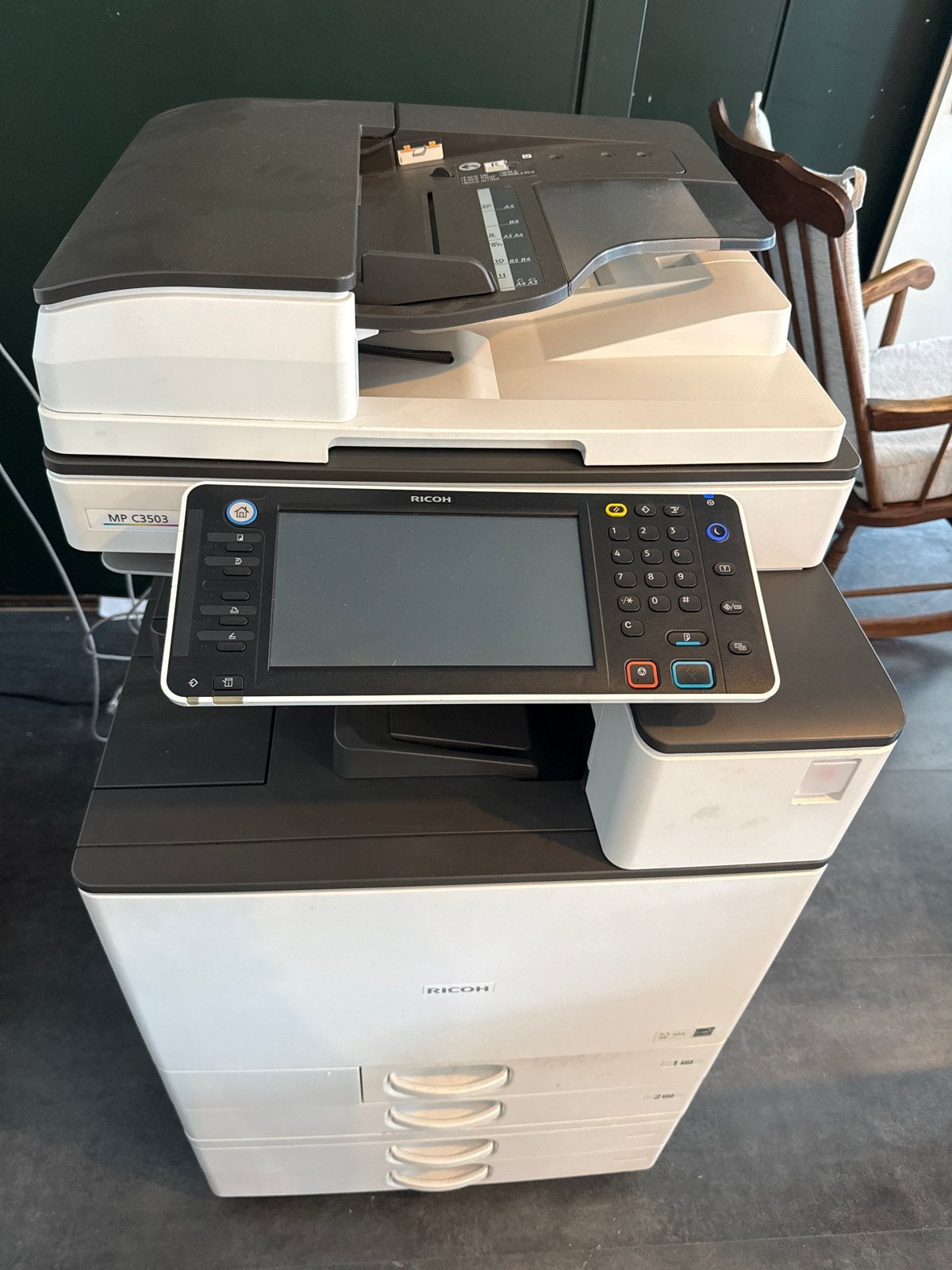 Ricoh MP C3503 A3 All-in-one Laserprinter Kopieerapparaat Sc, Computers en Software, Printers, Ophalen, Gebruikt, All-in-one, Kleur printen