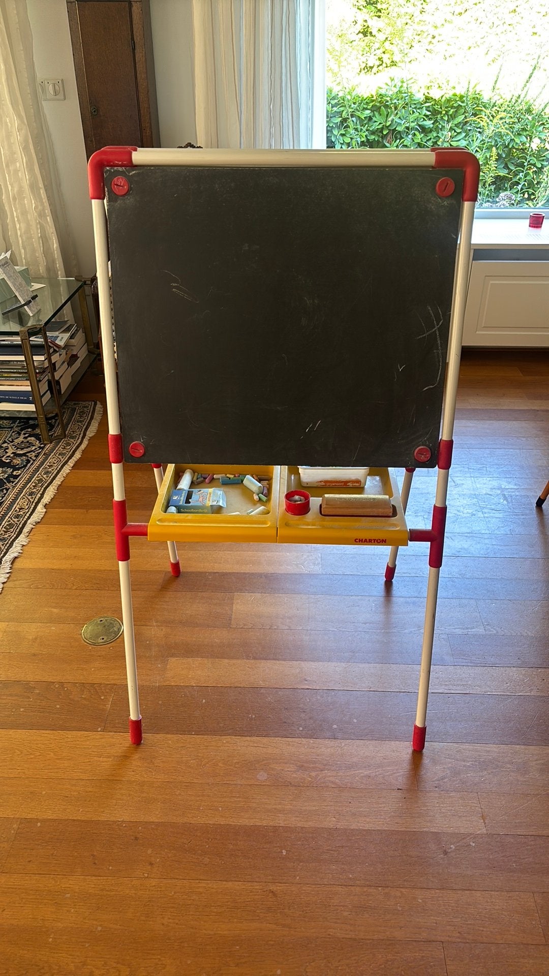 School en magneet bord, Diversen, Schoolborden, Ophalen, Mobiel, Gebruikt, Krijtbord
