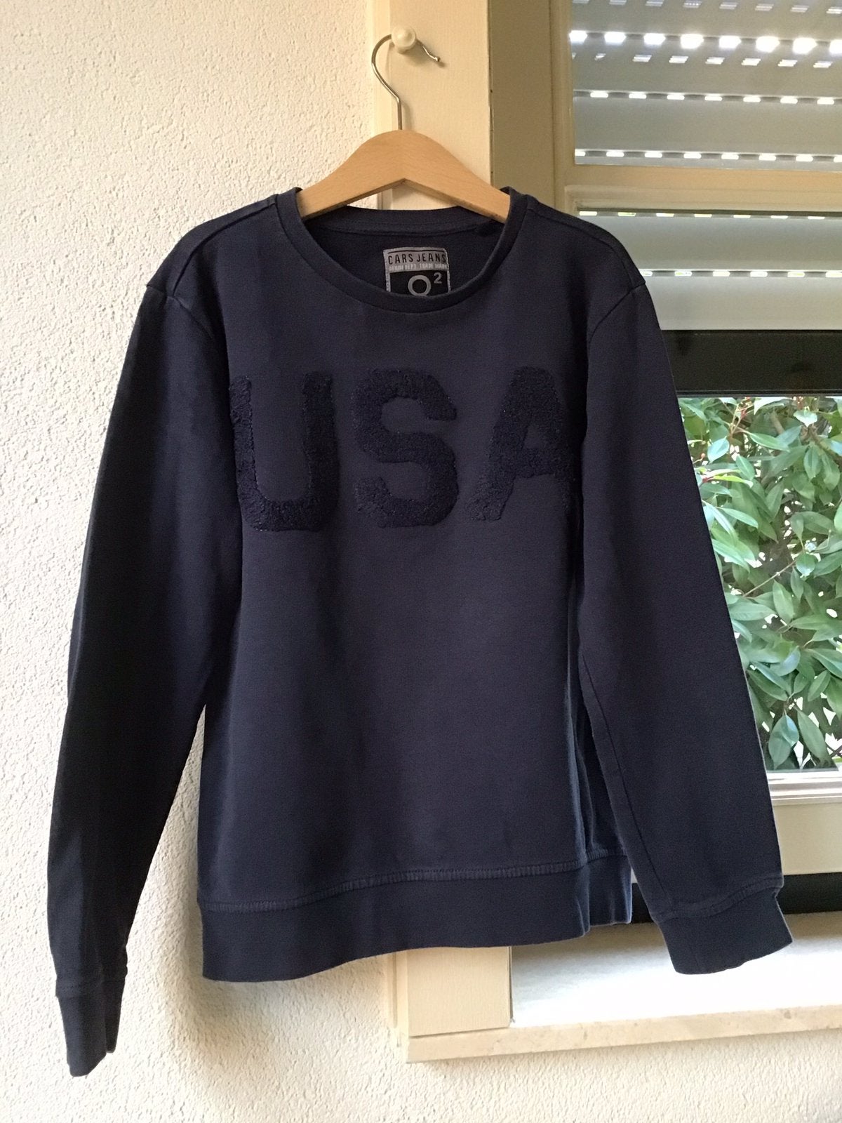 Cars zjeans Sweater donkerblauw maat 140, Ophalen of Verzenden, Zo goed als nieuw, Jongen, Trui of Vest