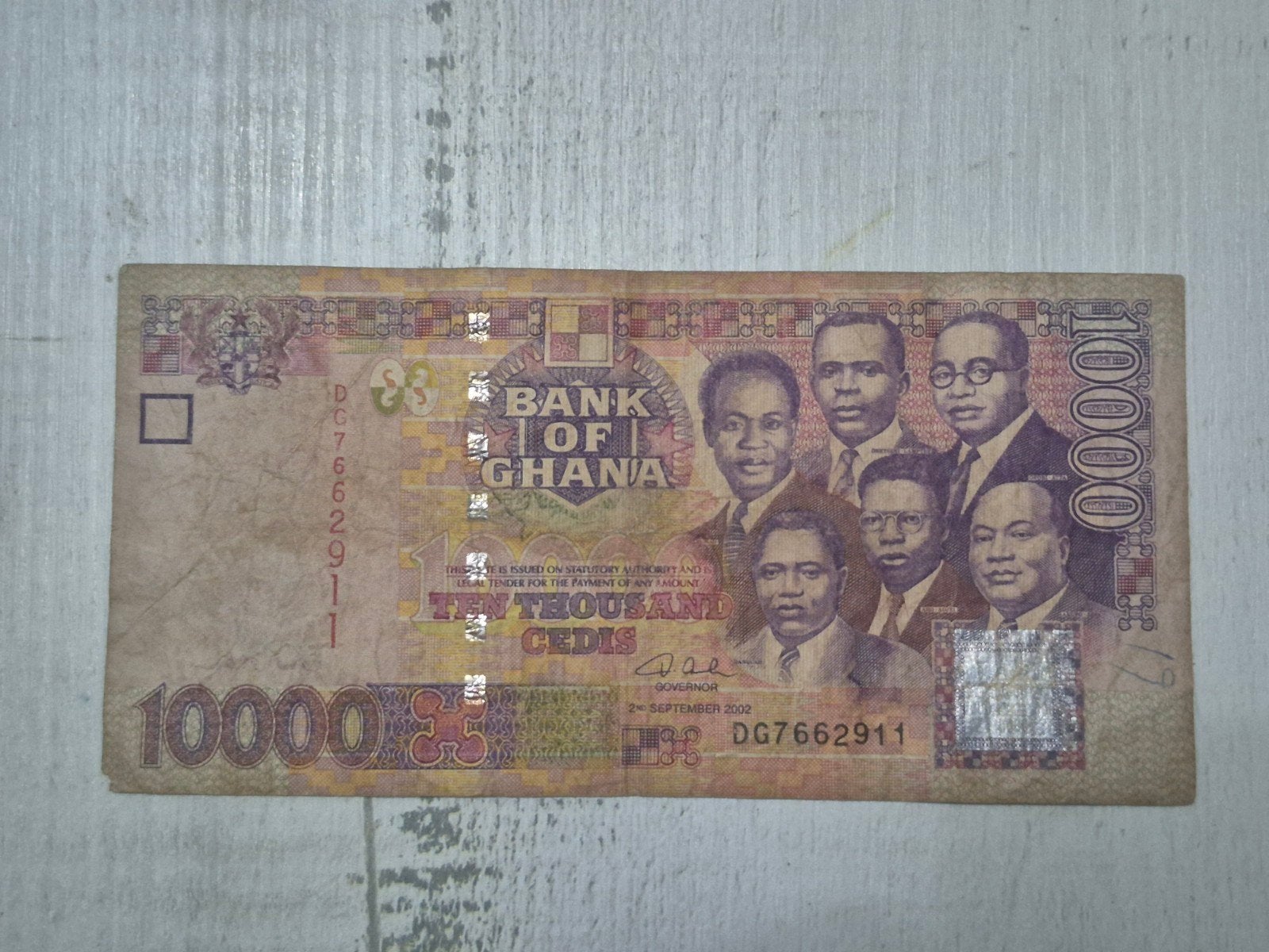Ghana 10000 Cedis 2002, Postzegels en Munten, Ophalen of Verzenden, Overige landen