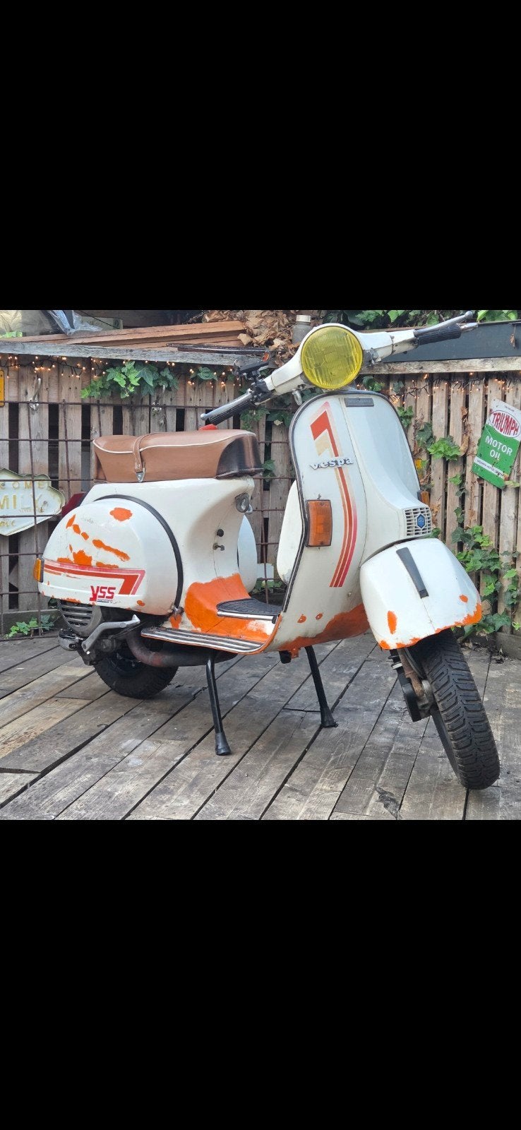 Vespa klassieke motor scooter 1982 177cc, Ophalen, Benzine