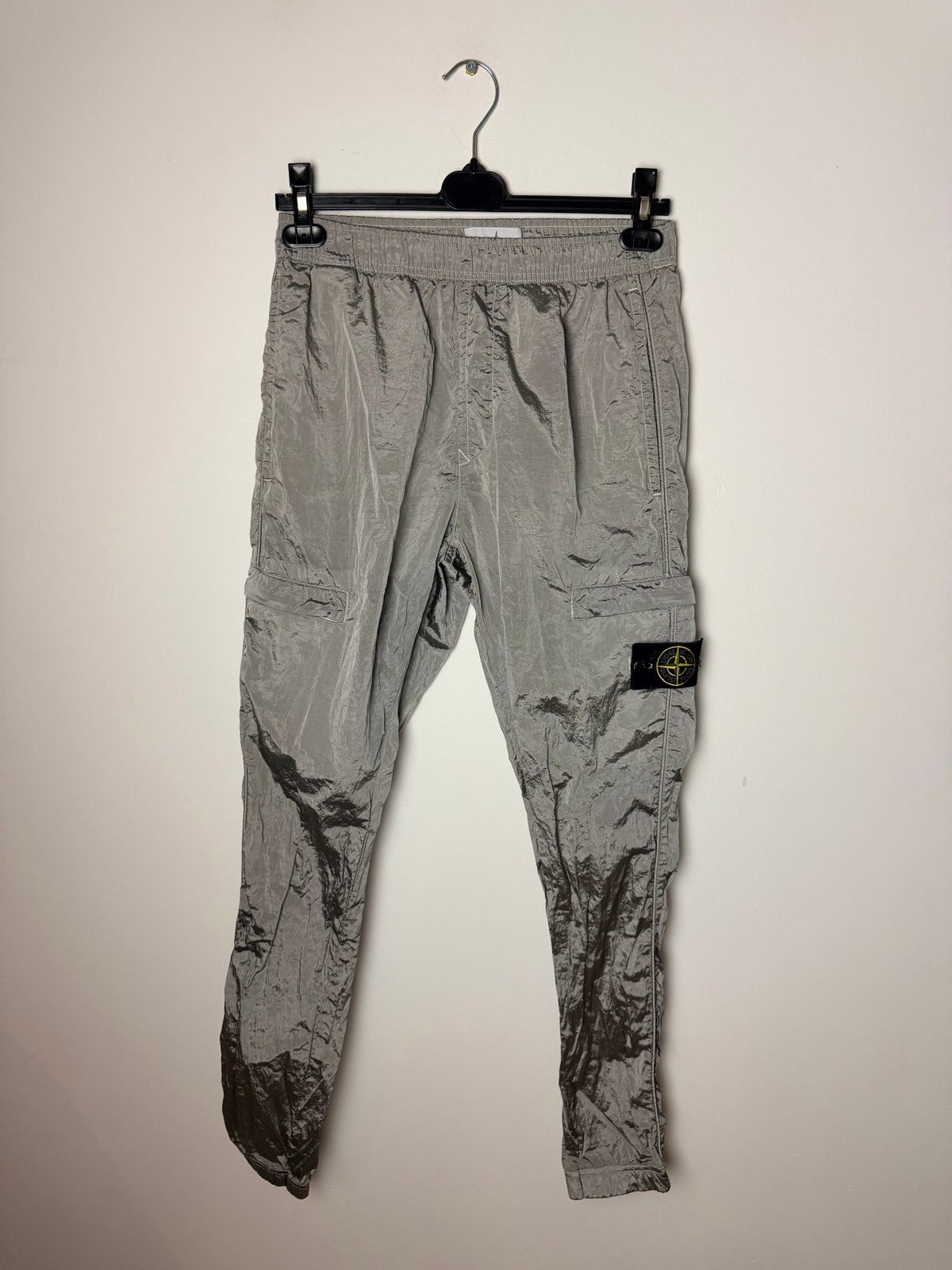Stone Island Nylon Metal Cargo Broek, Ophalen of Verzenden, Zo goed als nieuw, Maat 46 (S) of kleiner, Grijs