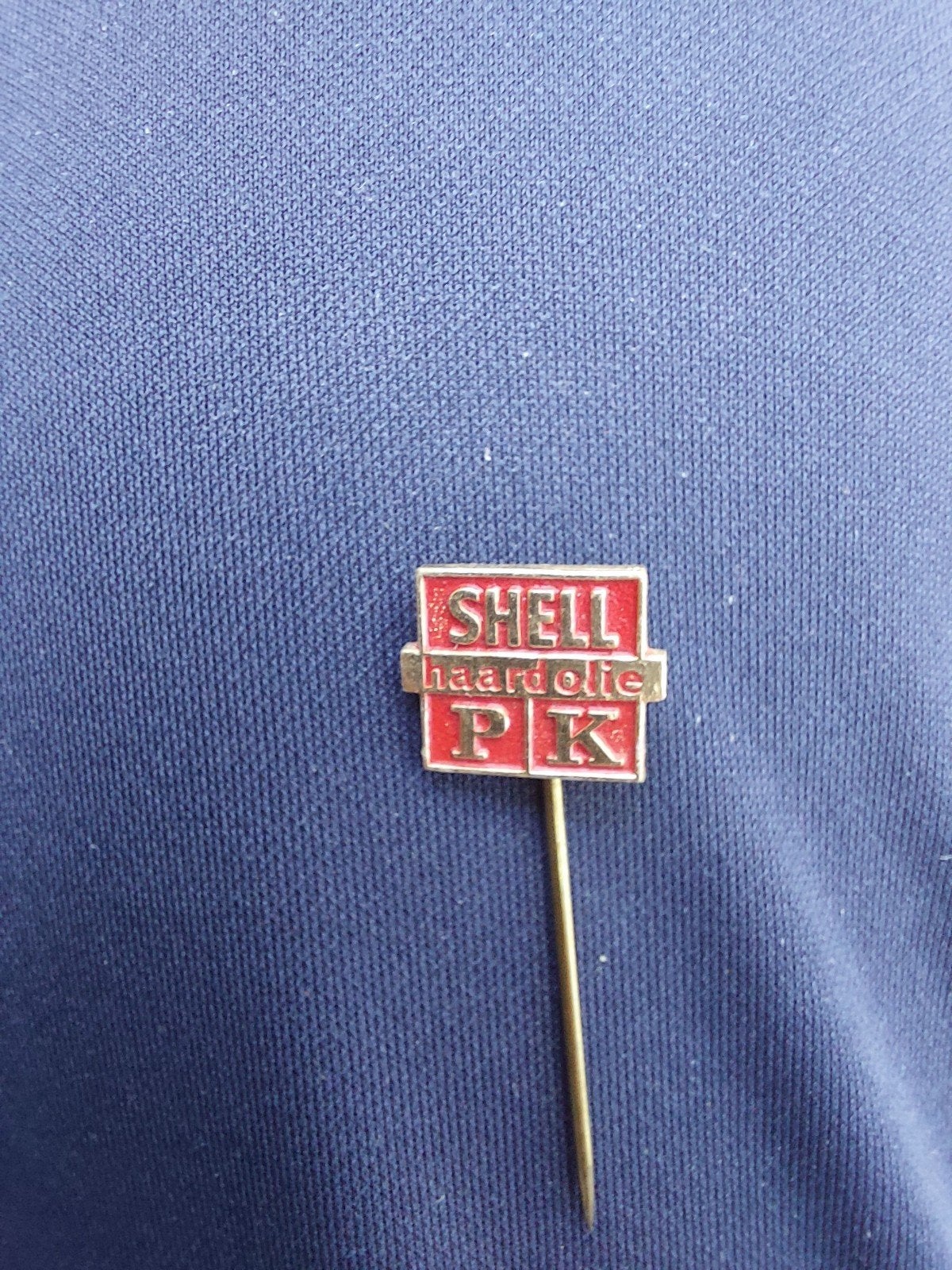 Vintage Shell Haardolie PK Reclame Speldje, Ophalen of Verzenden