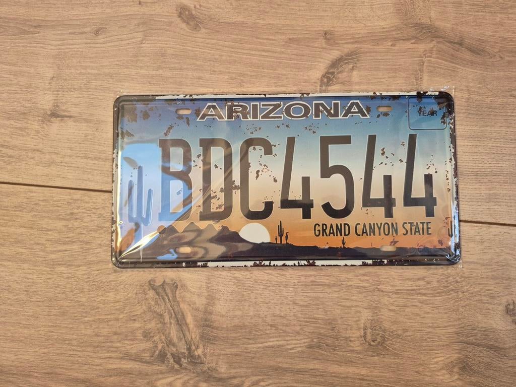 Nummerbord Arizona, Ophalen of Verzenden