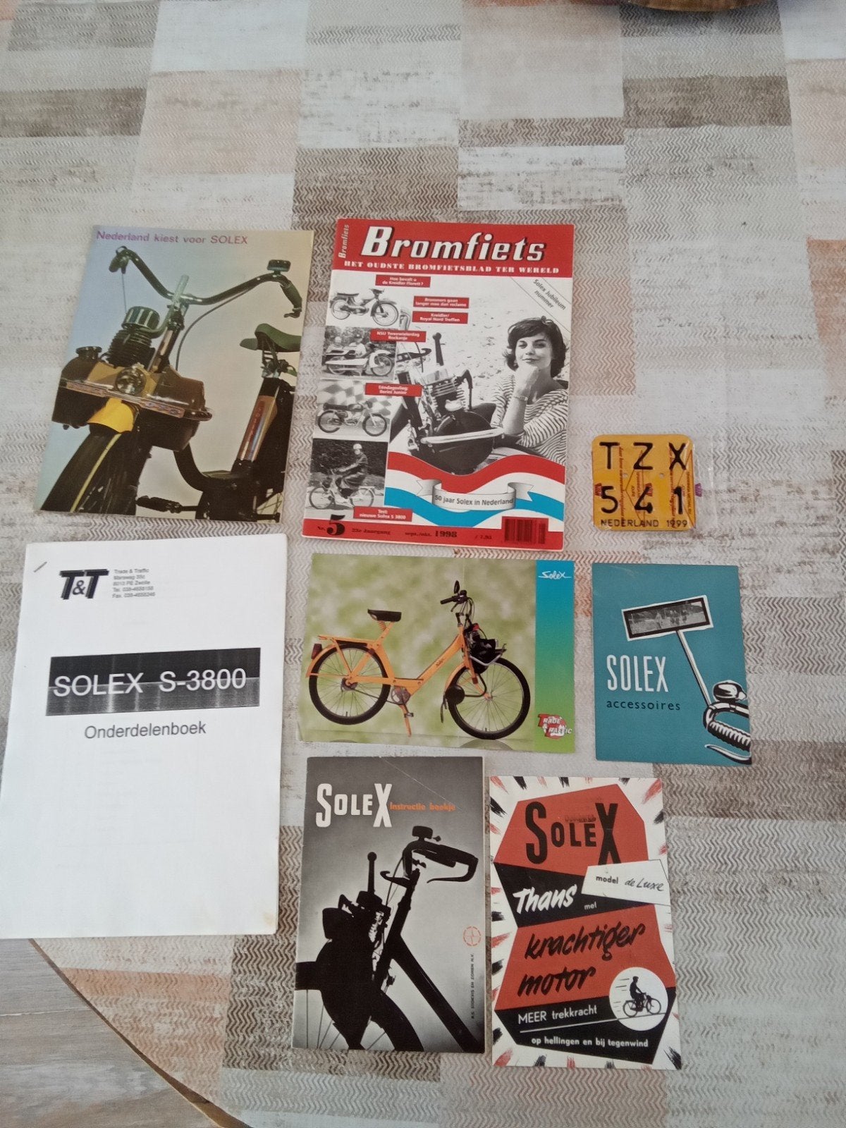 Vintage Solex Bromfiets Documentatie en Accessoires, Ophalen, Gebruikt