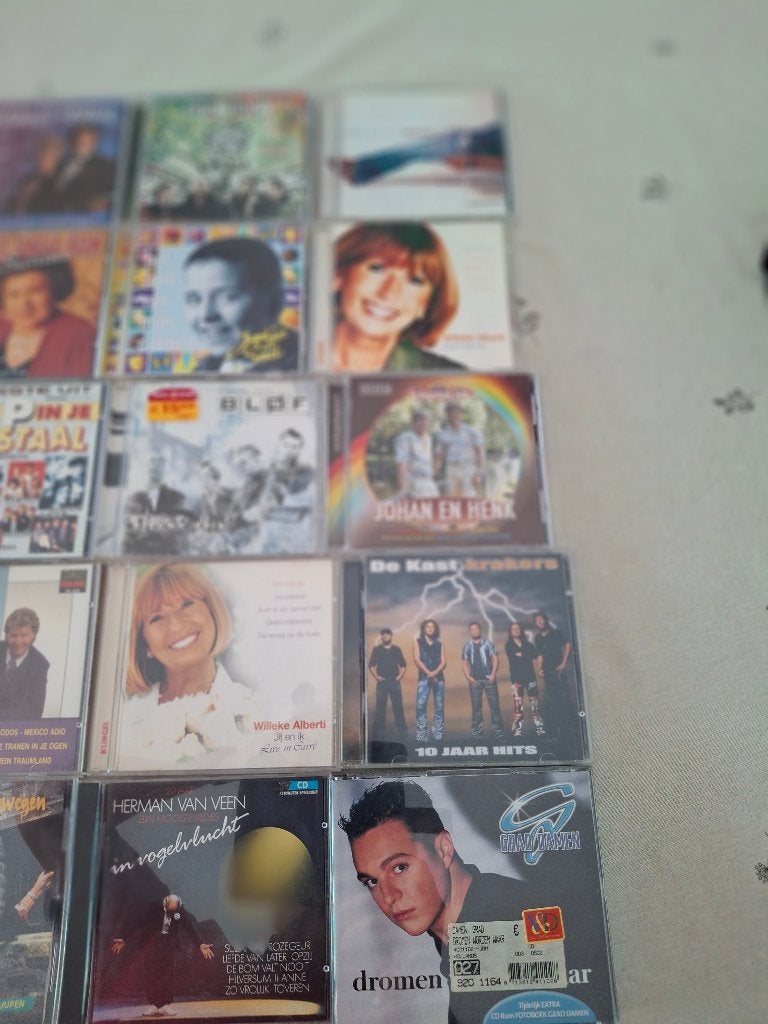 Grote collectie Nederlandstalige muziek CD's, Gebruikt, Verzenden, Levenslied of Smartlap, Inclusief doosje