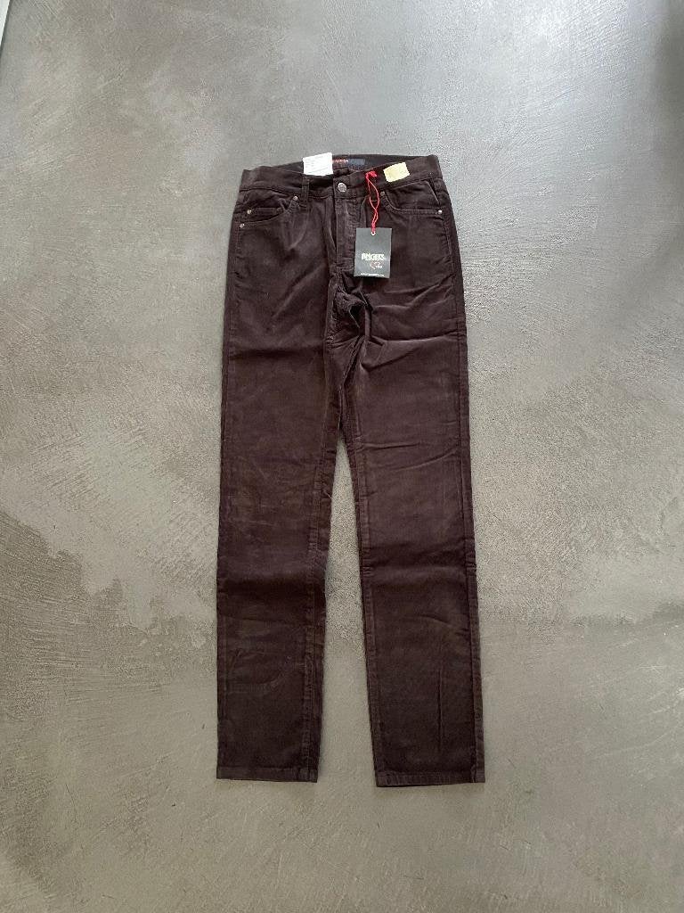 G36 Nieuw: broek rib-fluweel Angels Rachel mt. 36=S L30, Kleding | Dames, Bruin, Nieuw, Ophalen of Verzenden, Angels