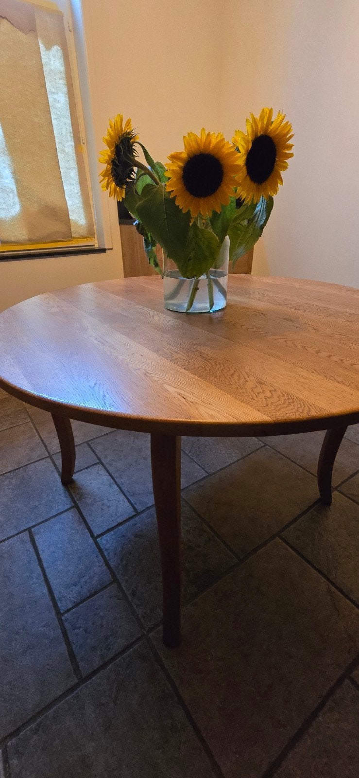 Mooie licht eiken tafel, Ophalen of Verzenden, Zo goed als nieuw, Vier personen, 100 tot 150 cm