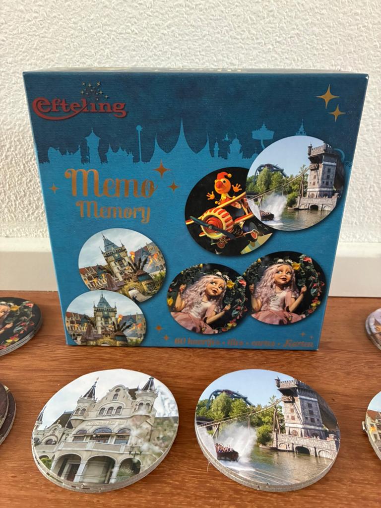 Efteling Memory spelletje - 60 kaarten, Ophalen, Zo goed als nieuw, Overige typen