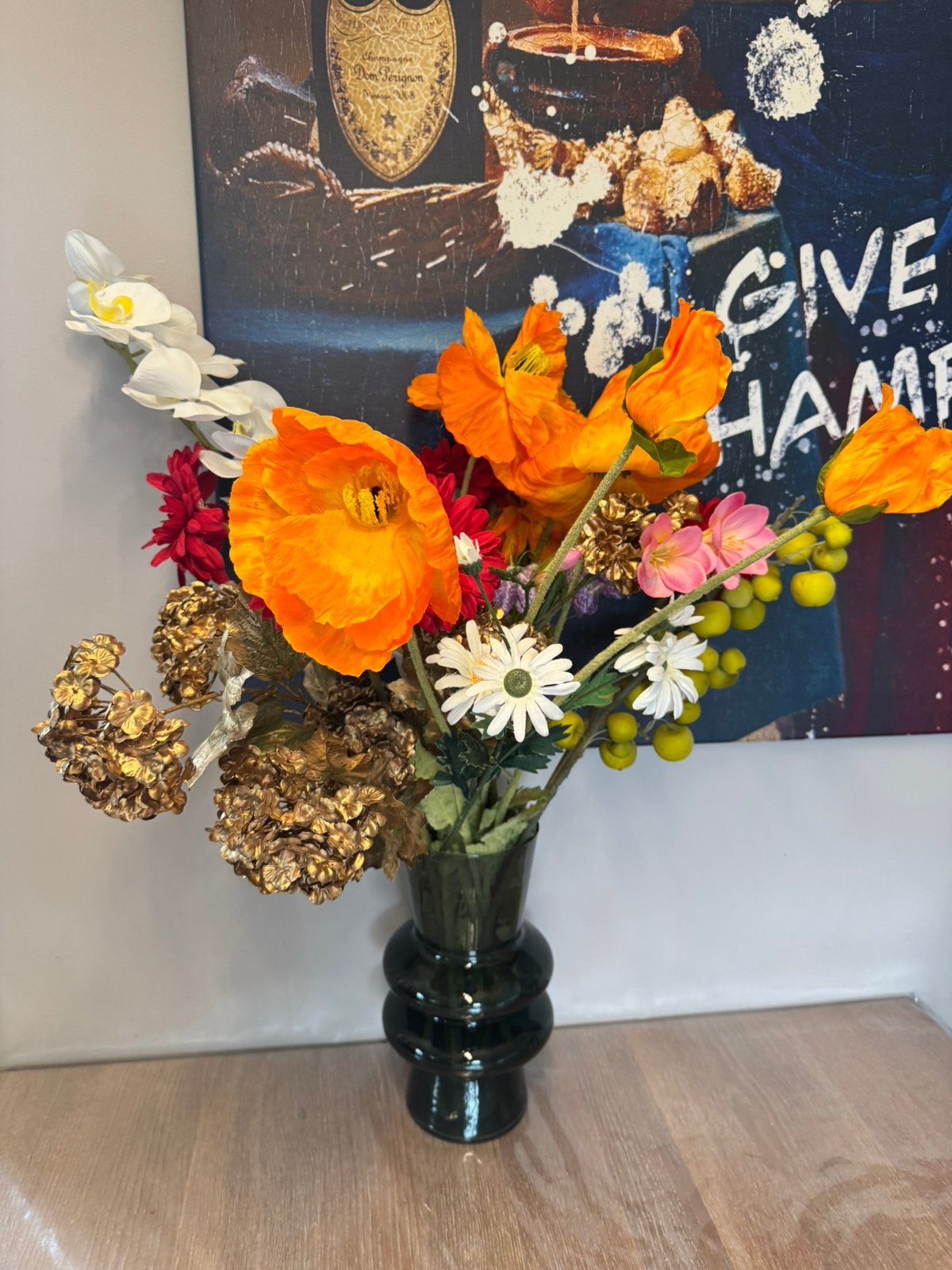 Zijden bloemen boeket, Binnen, Verzenden, Silk-ka, Zijde