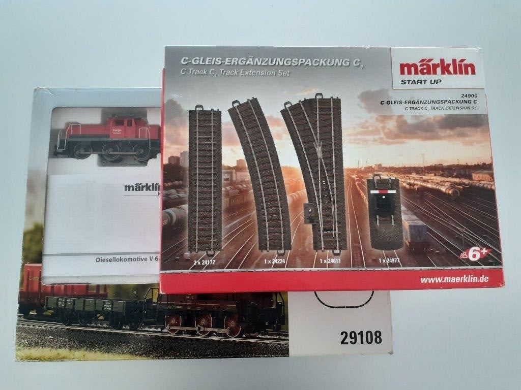 Märklin digitaal Startset (art.nr 29108) + uitbreiding, Wisselstroom, Treinset, Ophalen of Verzenden, Zo goed als nieuw