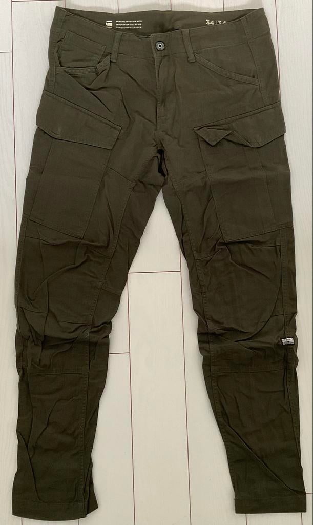 G-Star Cargo Broek groen W34 L34 - Zo goed als nieuw, Kleding | Heren, Ophalen of Verzenden, Zo goed als nieuw, Overige maten