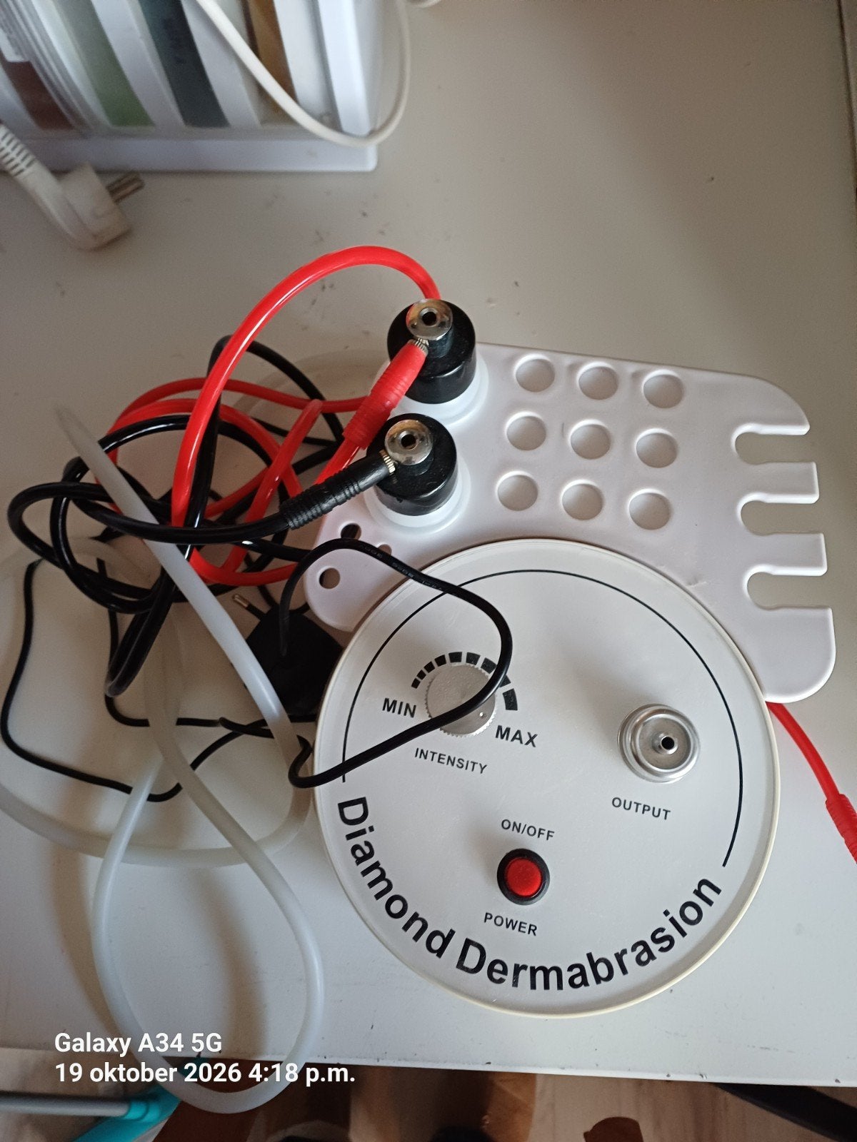 Diamond Dermabrasion apparaat, Sieraden, Tassen en Uiterlijk, Ophalen of Verzenden, Gebruikt, Gehele gezicht, Reiniging