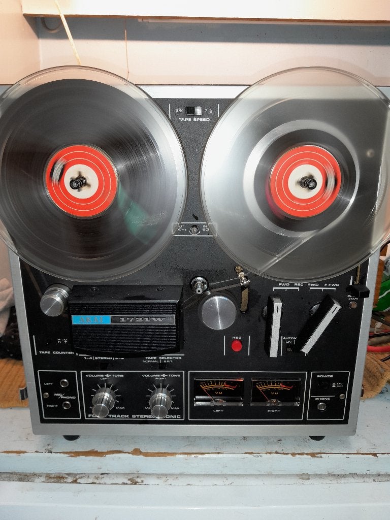 Akai 1721W bandrecorder, Ophalen, Bandrecorder, Met banden