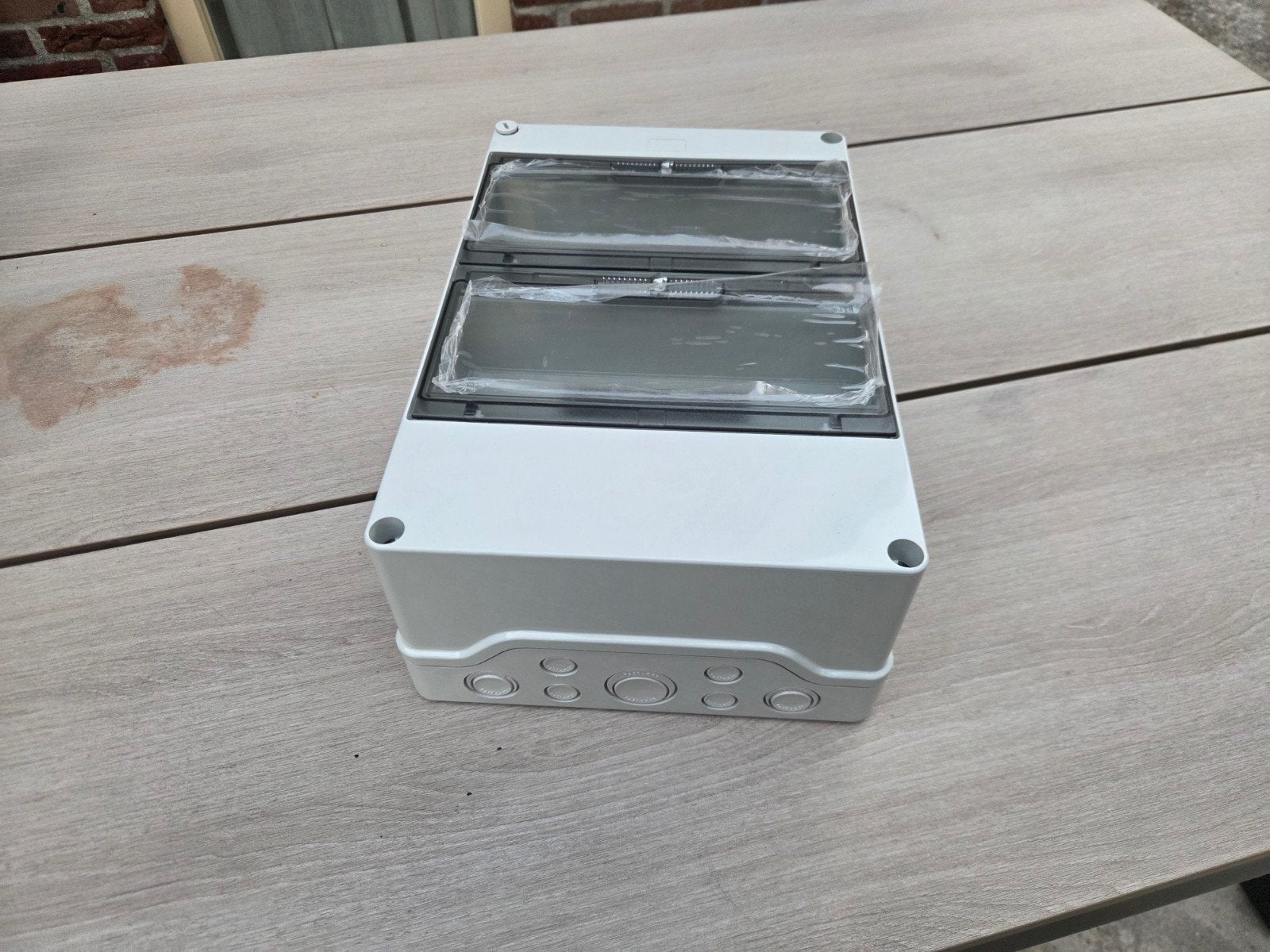Gewiss IP55 schakelkast met DIN-rail, 24 modules, GW40007, Ophalen of Verzenden, Nieuw, Gewiss, Overige typen