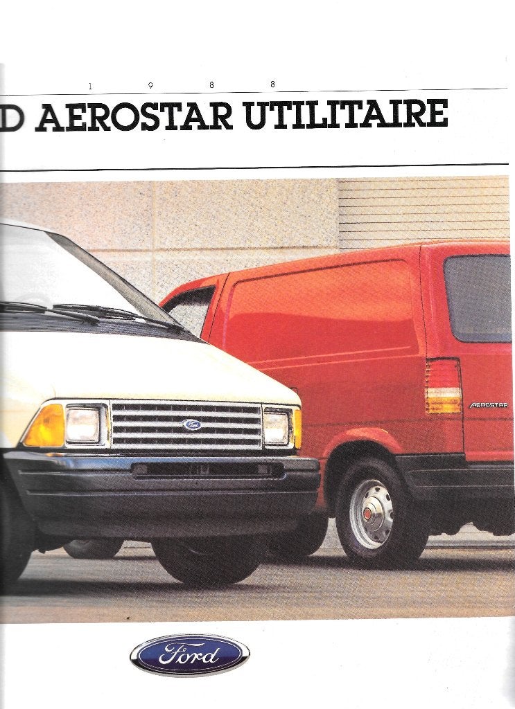 FORD AEROSTAR / ECONOLINE / FOURGONETTE,  1981, Ophalen of Verzenden, Zo goed als nieuw, Ford