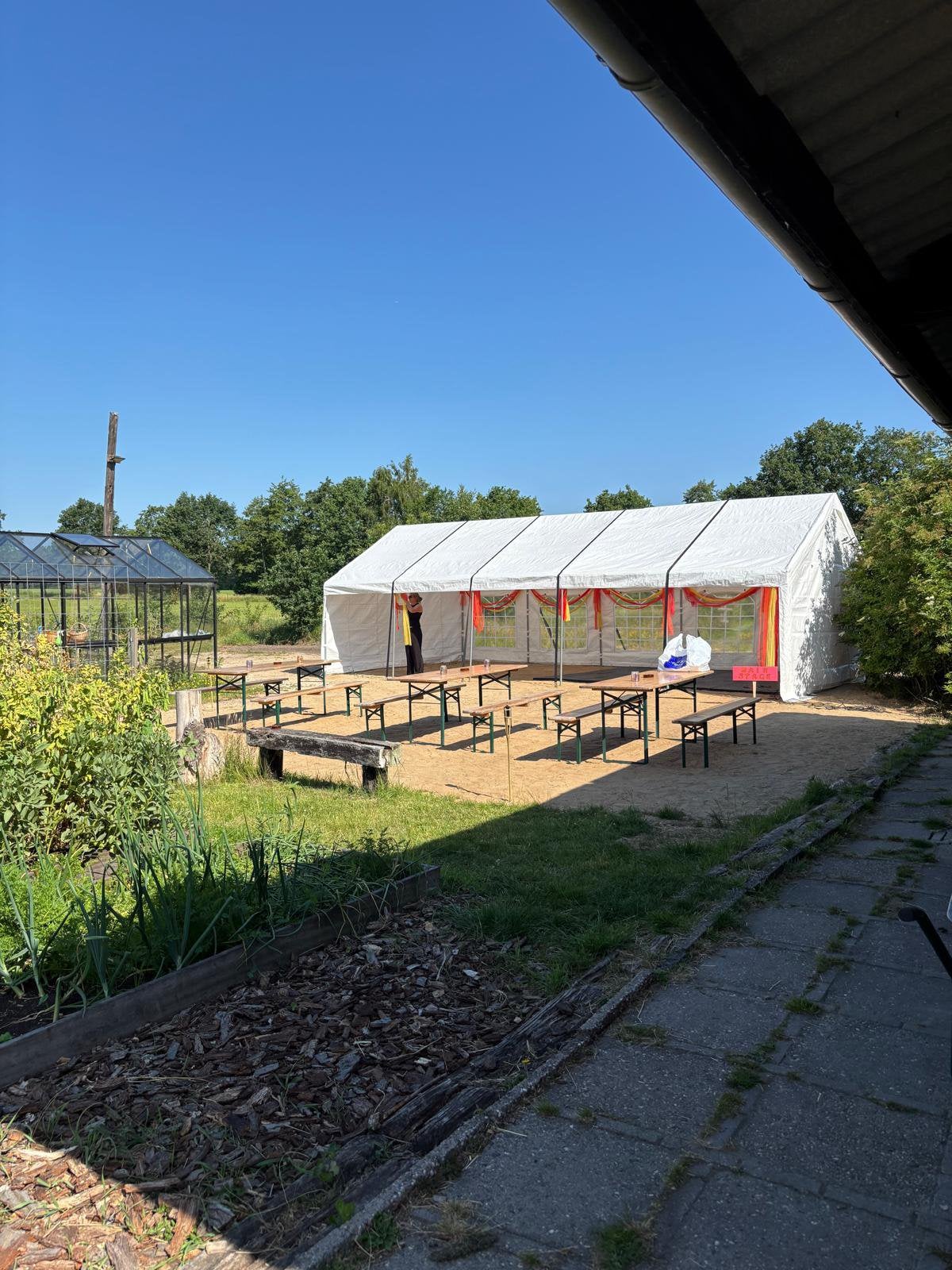 Huur partytent, partytent huren, huur tent 5x10, Ophalen of Verzenden, 5 tot 8 meter