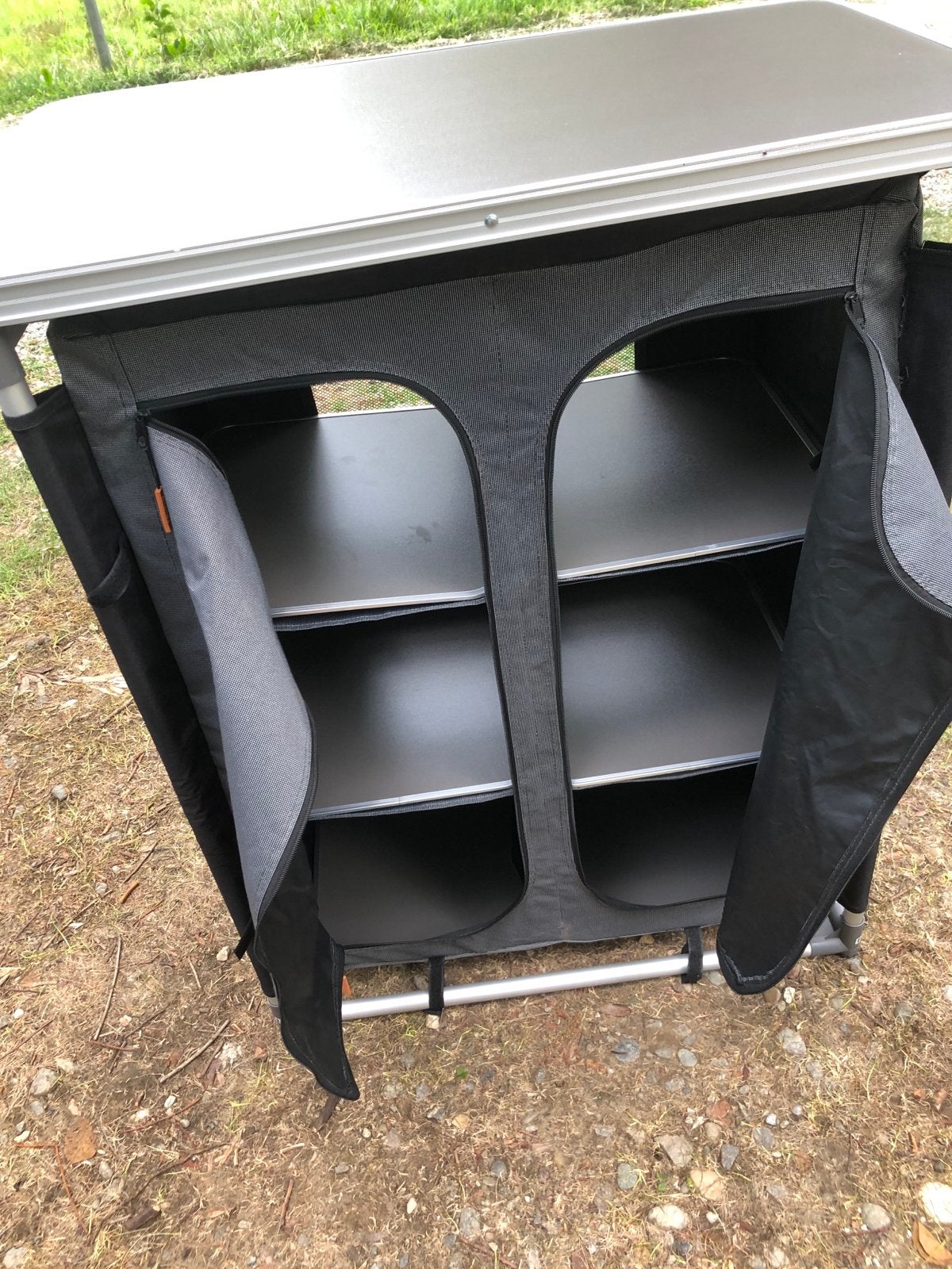 Handig opvouwbaar campingkastje / kledingkastje, Caravans en Kamperen, Kampeeraccessoires, Ophalen, Gebruikt