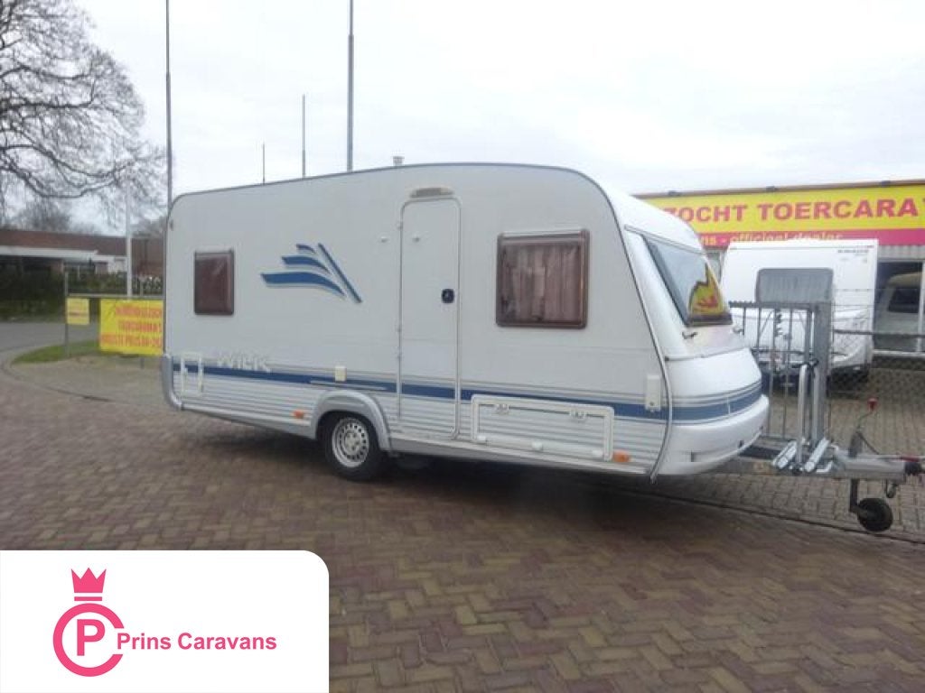 Wilk S4 450 Frans Bed + Rondzit+Mover #NIEUWSTAAT#, Caravans en Kamperen, Schokbreker, Bedrijf, Wilk, Tot en met 4
