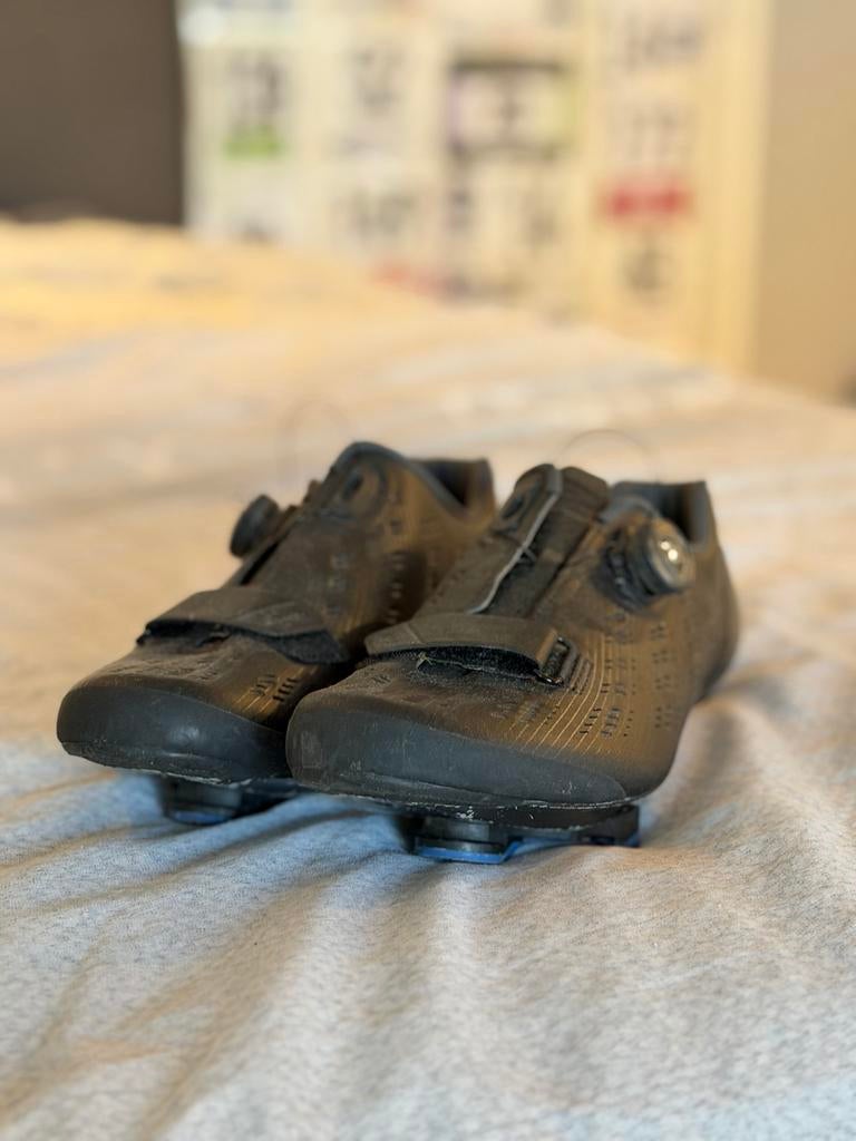 Shimano Dynalast Wielerschoenen Maat 44 met SPD-SL plaatjes, Sport en Fitness, Ophalen of Verzenden, Gebruikt, Schoenen