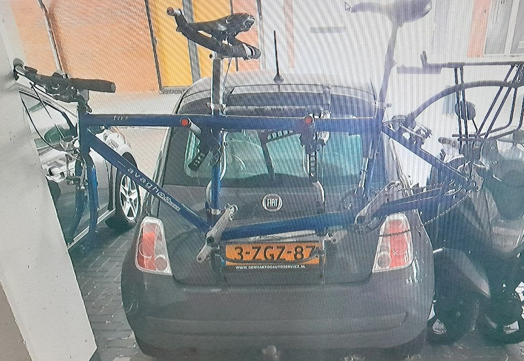 Thule fietsenrek voor Fiat 500, Ophalen, Gebruikt