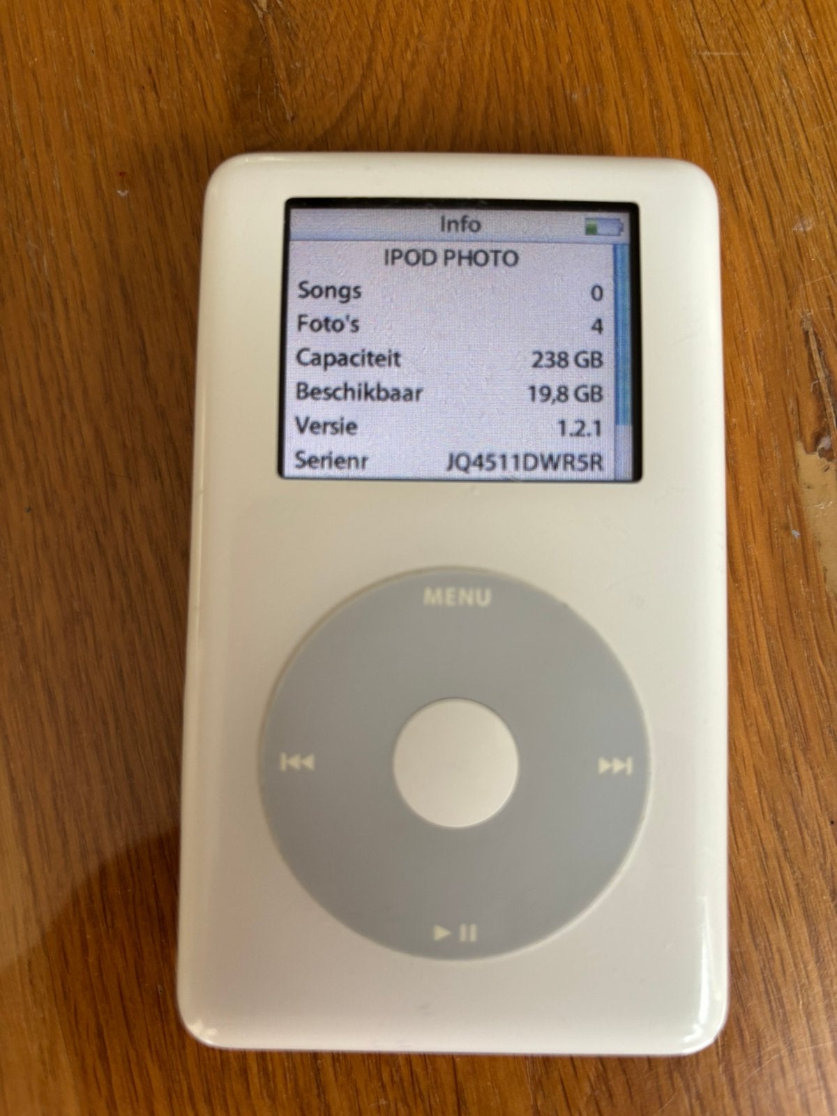 Ipod 4th gen photo, Ophalen of Verzenden, Gebruikt, Classic, 40 GB en meer