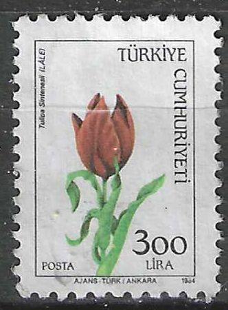 Turkije 1984 - Yvert 2444 - Tulipa sintenisii   (ZG), Verzenden, Overige landen, Postfris
