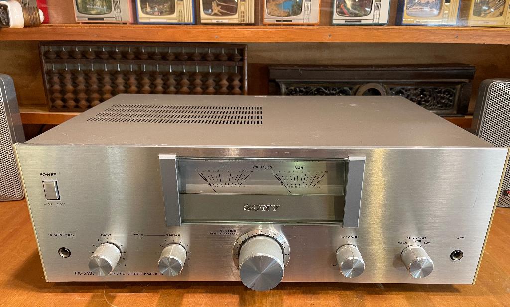 Sony - TA-212A geïntegreerde versterker amplifier jaren 70, Ophalen, Gebruikt, Minder dan 60 watt, Sony