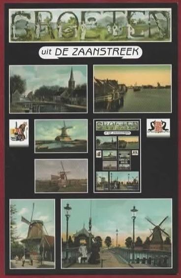 Zaanstreek - Groeten uit...  Molens - Ong., Verzenden, 1980 tot heden, Ongelopen, Noord-Holland