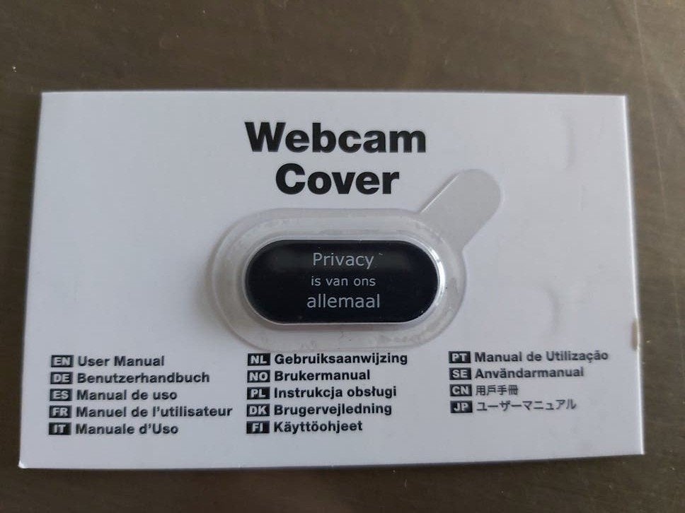 Webcam cover - Extra privacy voor Laptop en Tablet, Ophalen of Verzenden, Nieuw