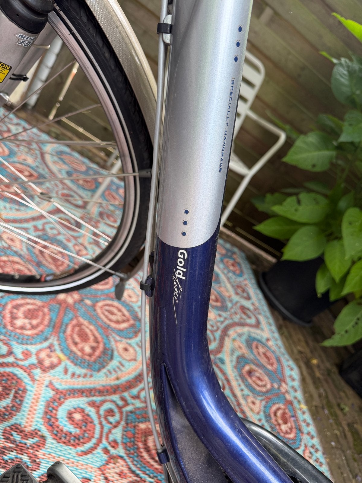 Gazelle Lausanne Goldline Damesfiets 27 versnellingen, Ophalen, 28 inch, Velgrem, Meer dan 20 versnellingen