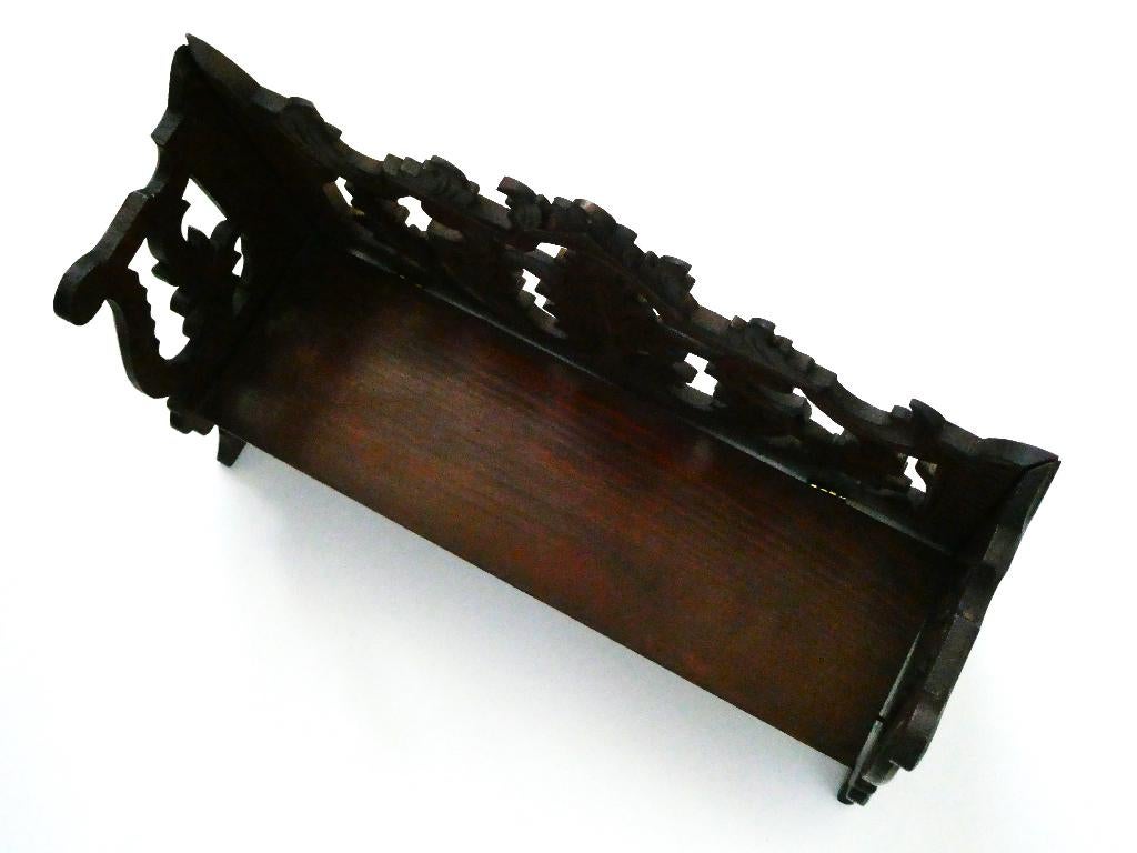 Uniek Zwarte Woud Black Forest boekenplank standaard kast, Antiek en Kunst, Kunst | Beelden en Houtsnijwerken, Houtsnijwerk, Ophalen of Verzenden