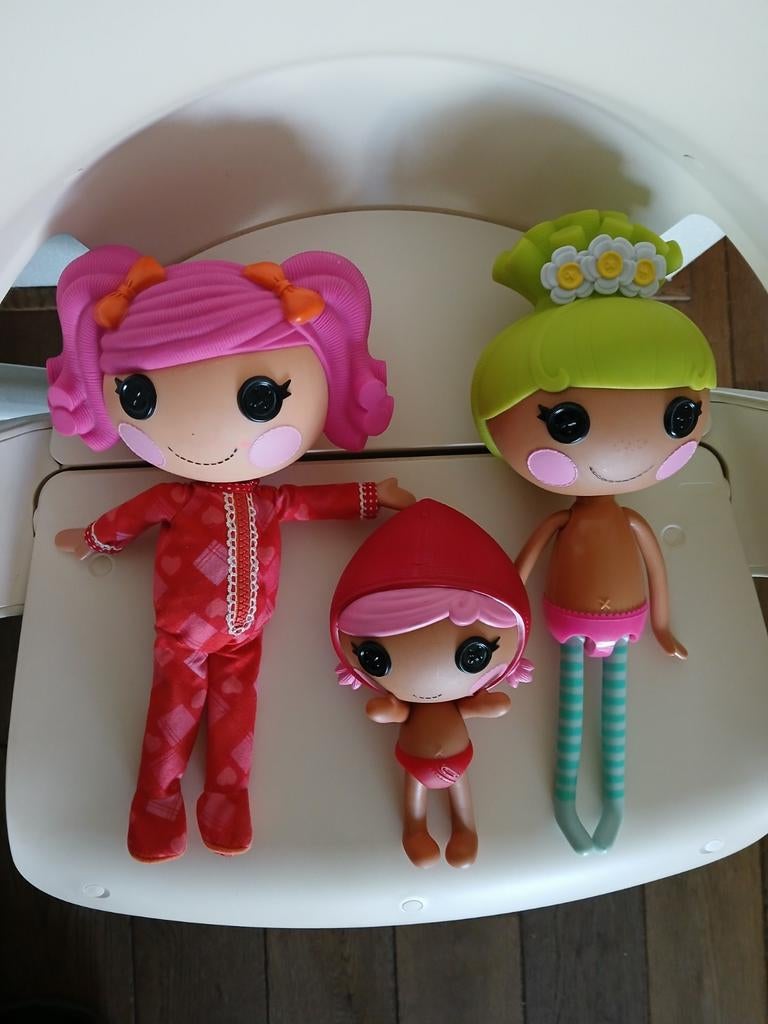Lalaloopsy poppen groot en klein 3 stuks, Ophalen of Verzenden, Zo goed als nieuw, Overige typen