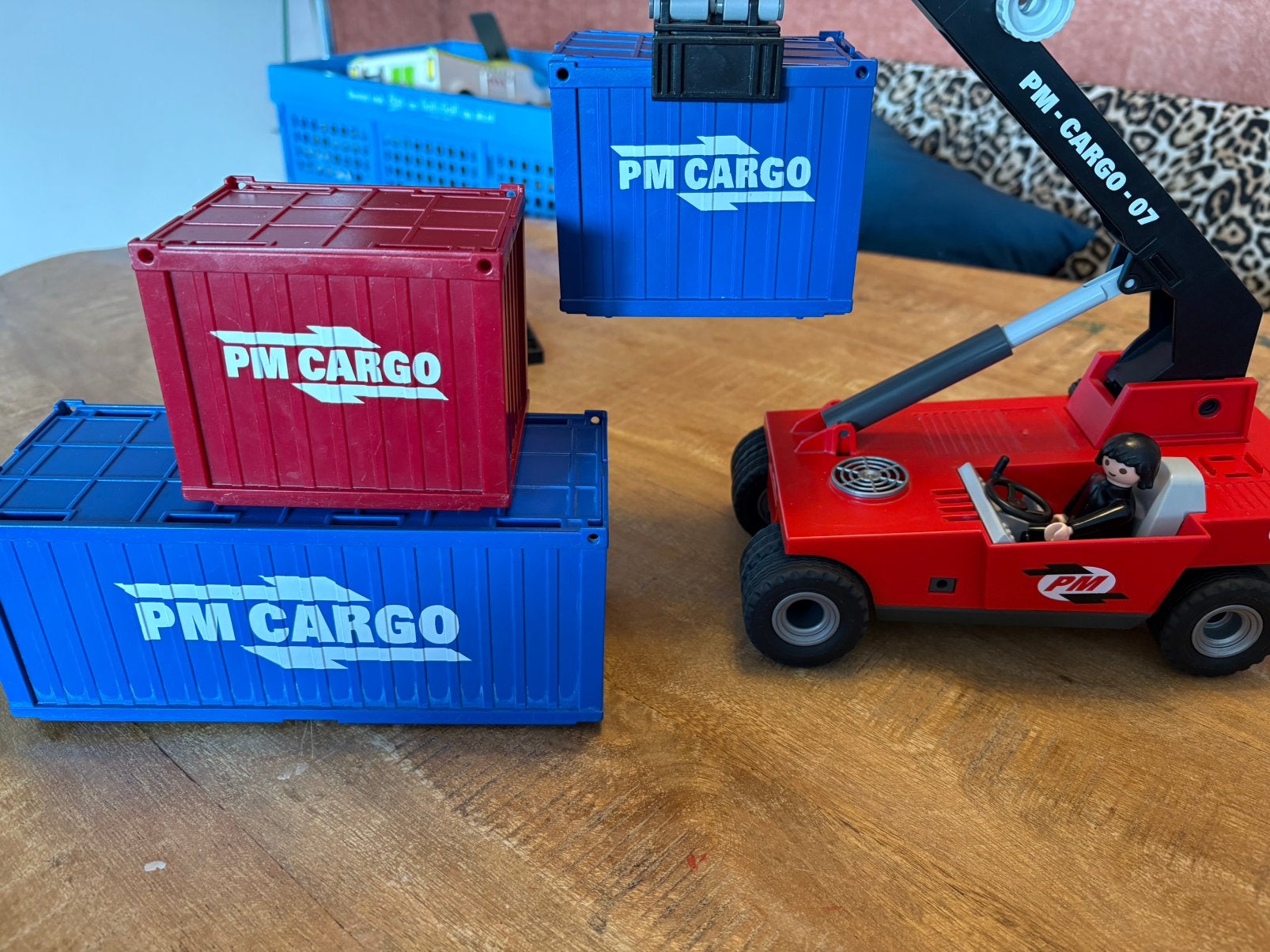 Playmobil cargo, Ophalen, Gebruikt
