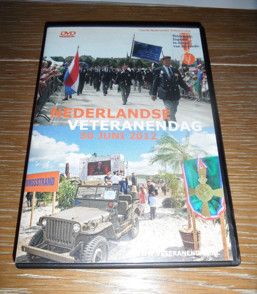 Originele DVD Nederlandse Veteranendag 30 juni 2012, Alle leeftijden, Ophalen of Verzenden, Zo goed als nieuw, Politiek of Geschiedenis