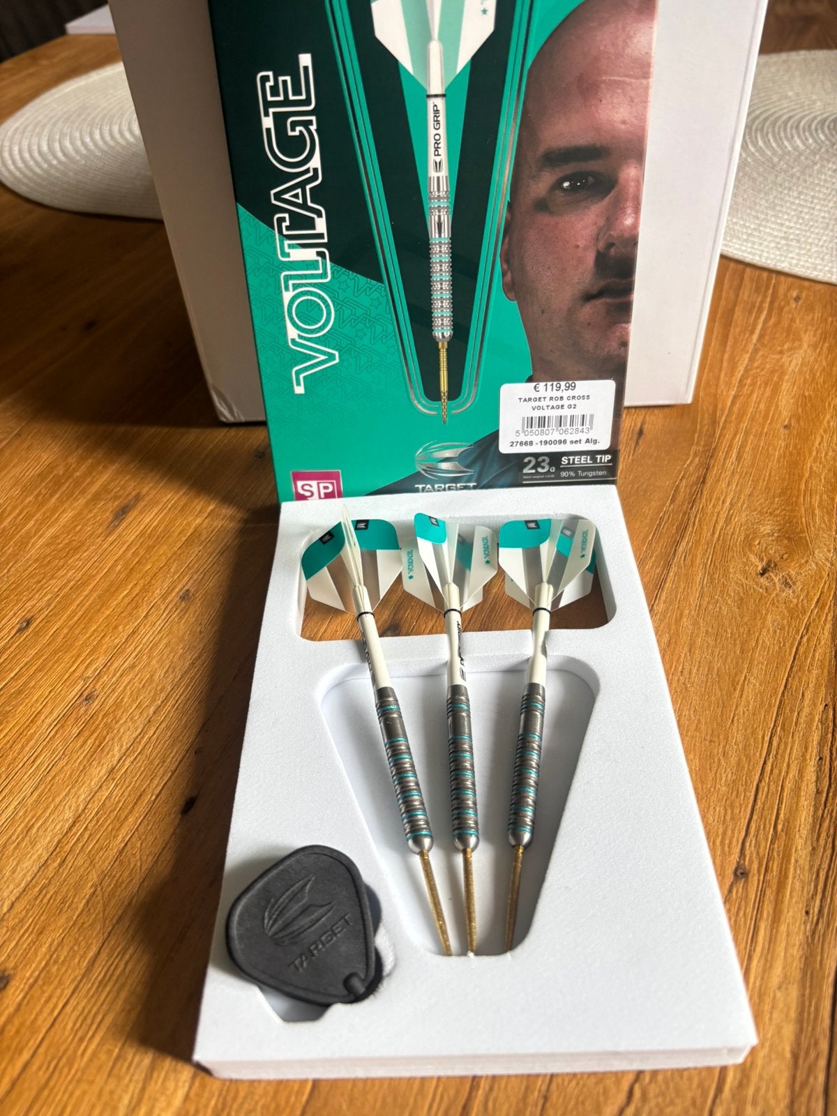 Target rob cross Voltage g2 23 gram, Sport en Fitness, Ophalen of Verzenden, Zo goed als nieuw, Pijlen