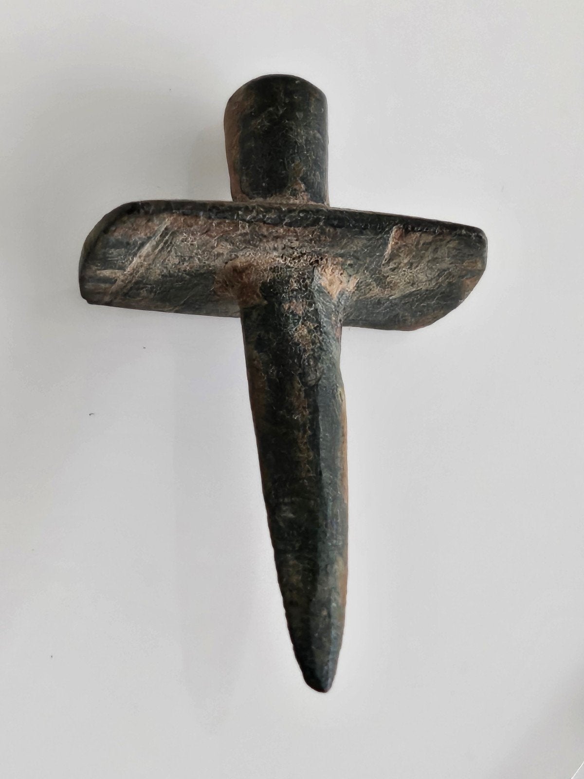 Antieke Bronzen amulet  - Romeins  MILITARY GLADIATOR WEARAB, Antiek en Kunst, Ophalen of Verzenden
