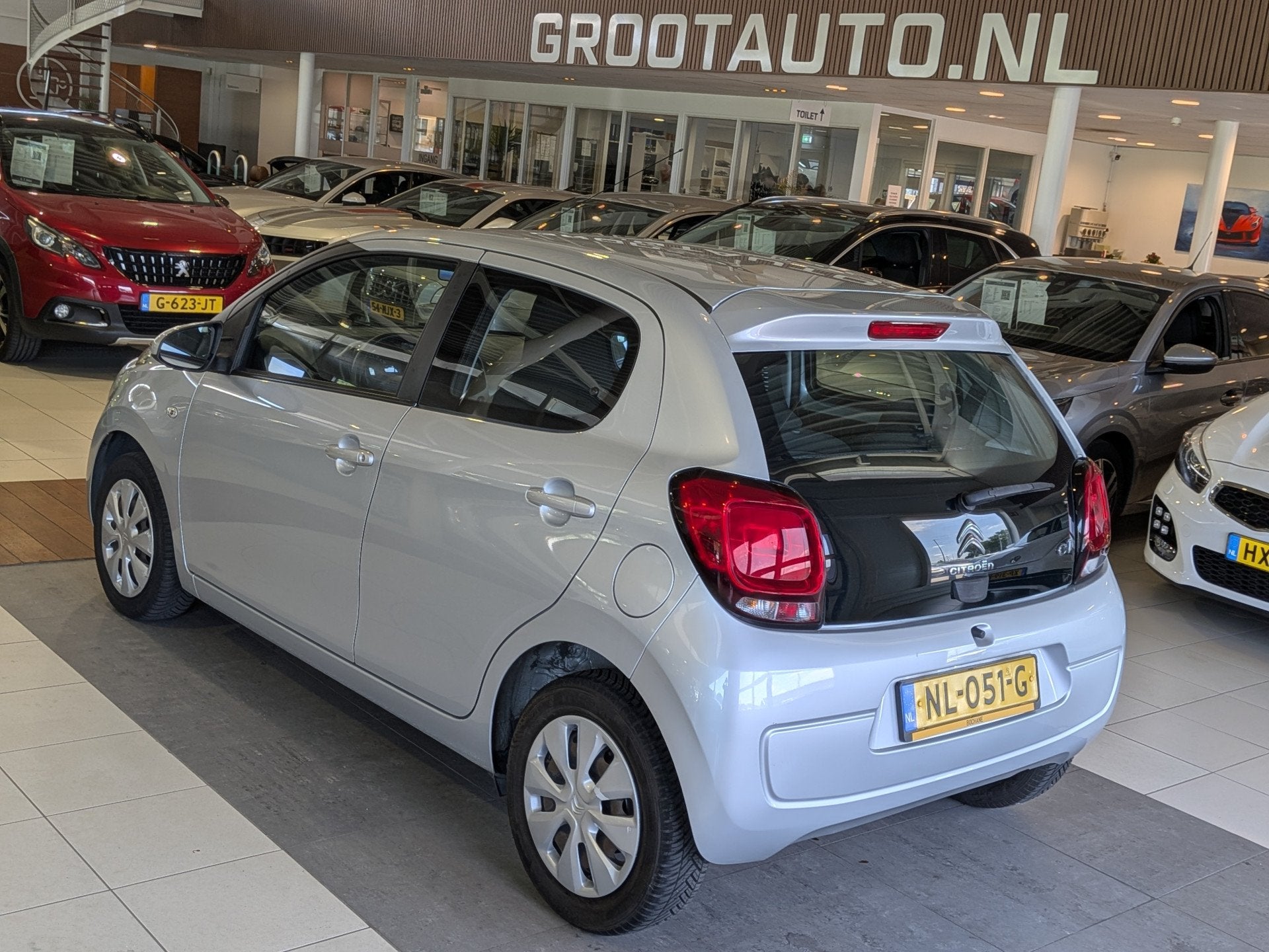 Citroën C1 1.0 e-VTi Selection Airco, Stuurbekrachtiging, Voorwielaandrijving, Stof, Gebruikt, Euro 6