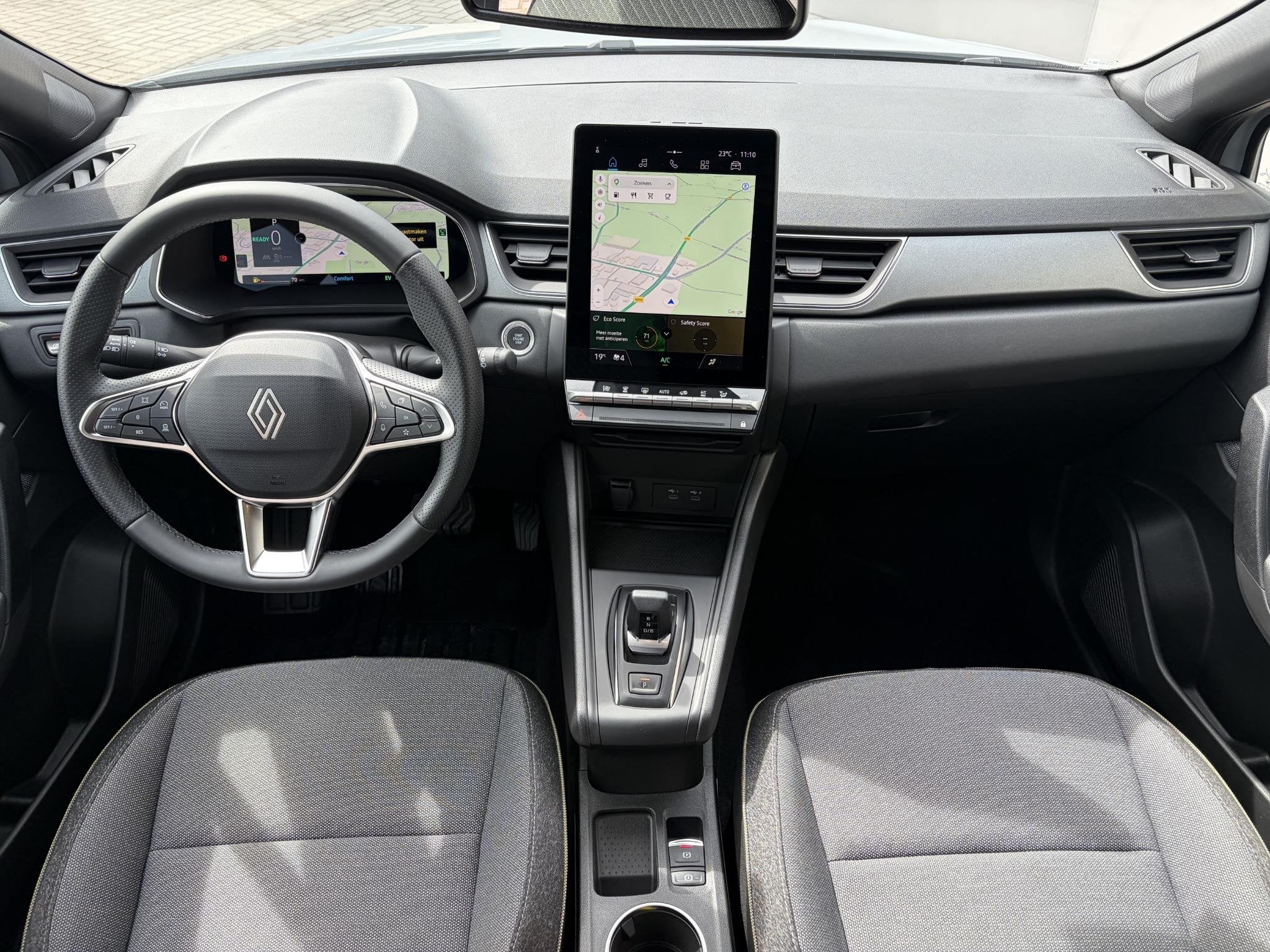 RENAULT CAPTUR 1.8 E-Tech full hybrid 160 techno / Google ma, Auto's, 4 cilinders, Parkeersensor, Leder en Stof, 23 km/l