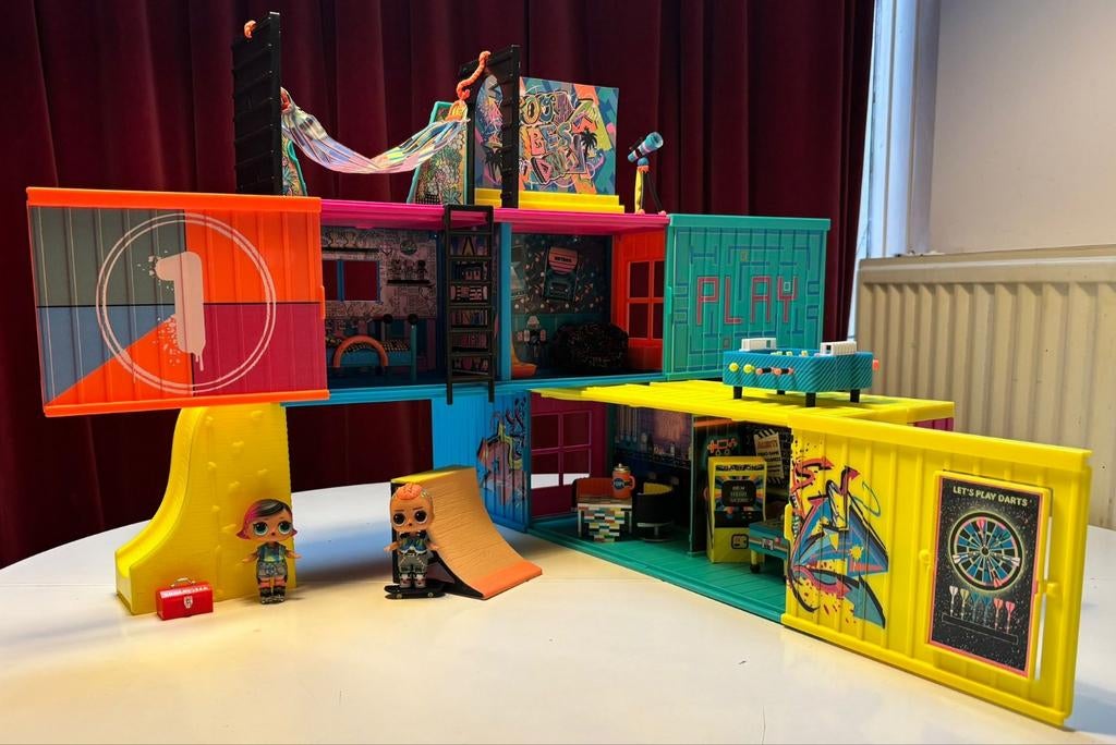 LOL Surprise Party Clubhouse -Maison huis, topstaat, Ophalen of Verzenden, Zo goed als nieuw, Poppenhuis