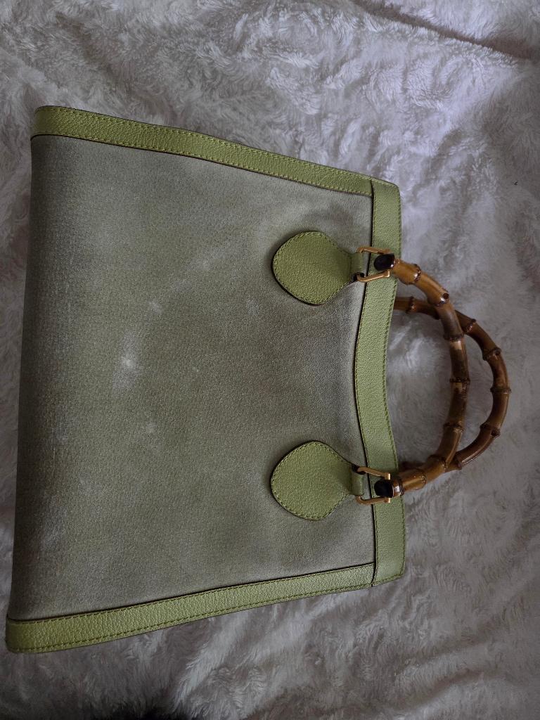 Gucci vintage handtas, Ophalen of Verzenden, Gebruikt, Groen, Handtas