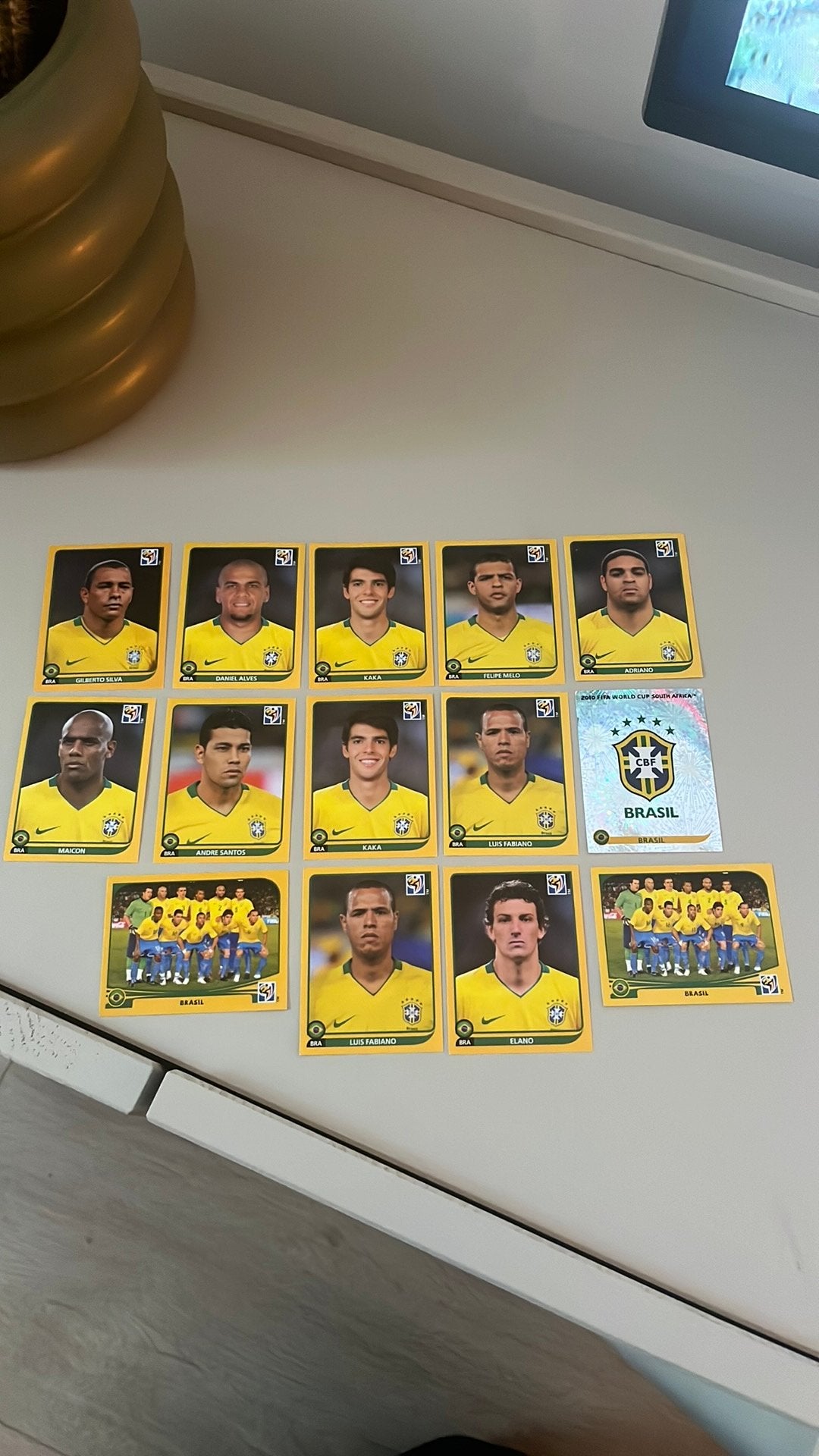 Panini WK 2010 Swiss Brazilie, Verzamelen, Ophalen of Verzenden, Zo goed als nieuw