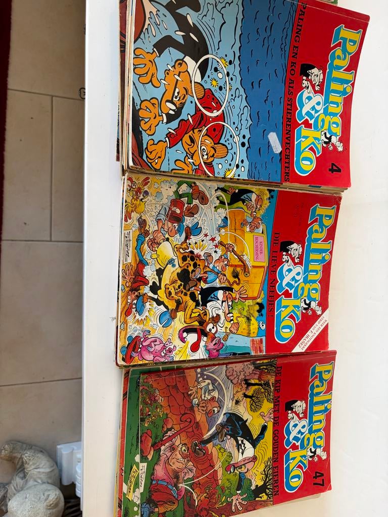 53 exemplaren van Paling en ko. stripboeken, Meerdere stripboeken, Ophalen of Verzenden, Gelezen